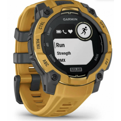 Watch Garmin Instinct 3 45 Solar Sunburst with Sunburst/Gray Silicone